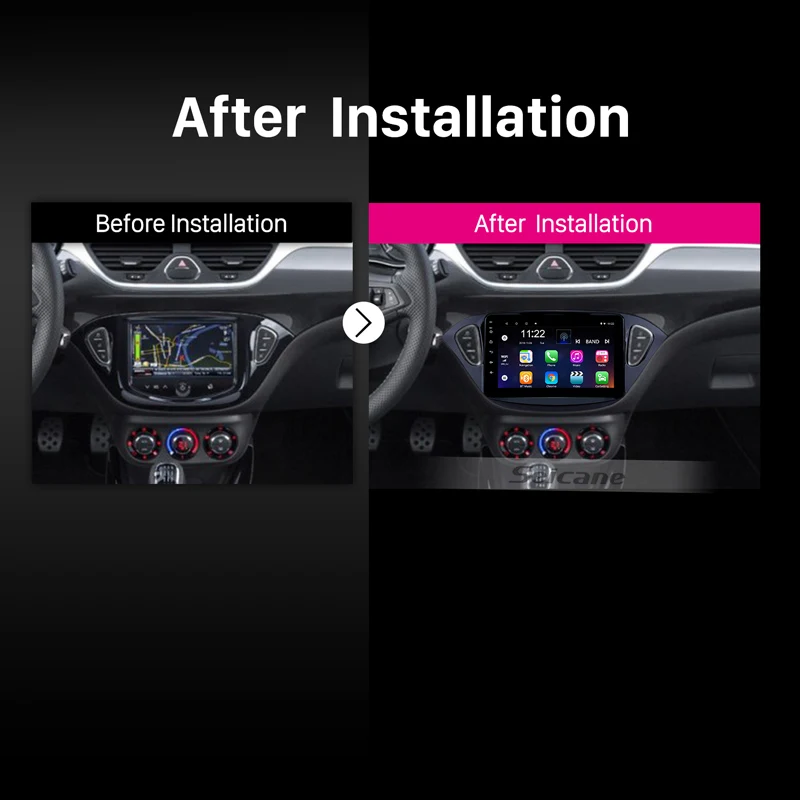 Seicane 9 &quotAndroid 10 0 автомобильный GPS-плеер стерео для Opel Corsa 2015 2016-2019/Opel Adam 2013-2016