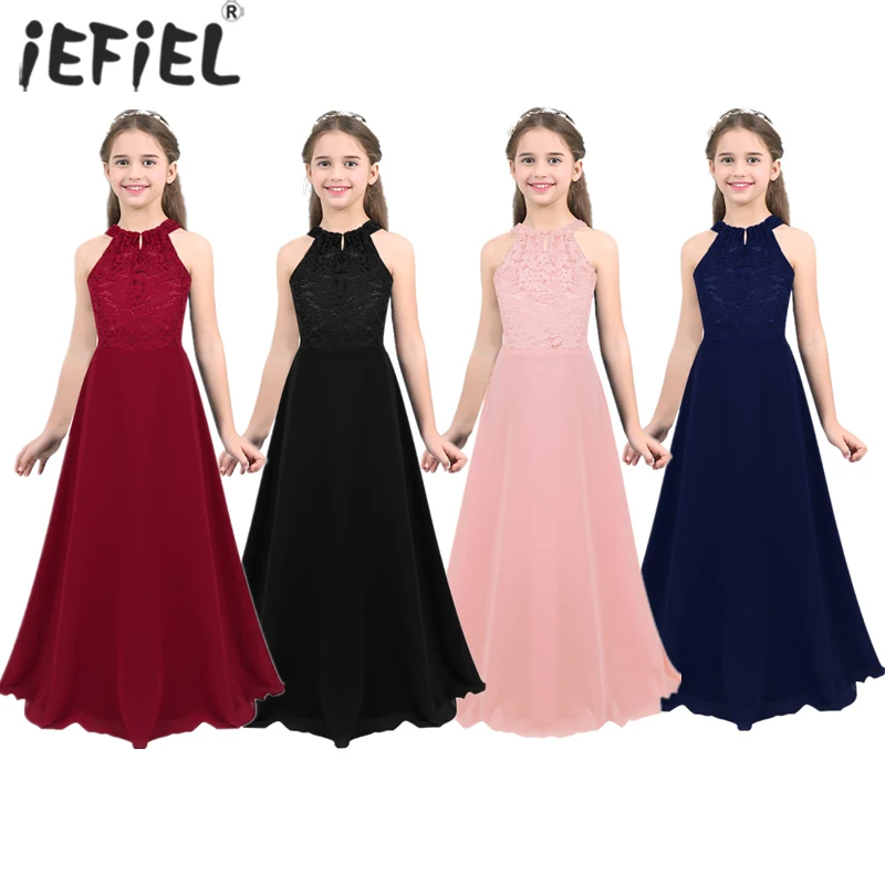 Платье принцессы для маленьких девочек с цветами платье свадьбы подружки