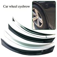 1 pair of car wheel eyebrow bumper anti collision strip fender decoration with fender arch decoration sticker protection sticke