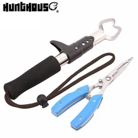 hunthouse fishing pliers for fishing tackle 16cm 123g rubber handle multi function fishing pliers tool for fishing tools