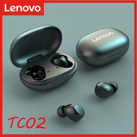 lenovo tc02 tws earphonetrue wireless bluetooth headset mobile phone universal sports earphone dustproof and waterproof