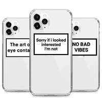 funny letters phone case for iphone 7 8 11 12 13 plus pro mini x xs max xr se cases soft silicone fitted tpu accessories covers