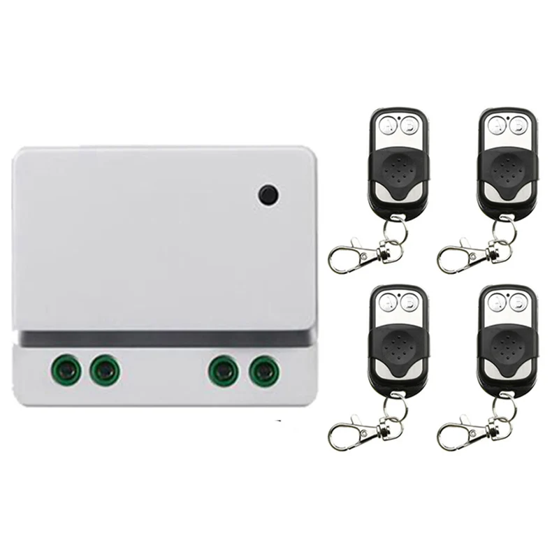 Миниатюрный беспроводной Радиочастотный выключатель света переменный ток 110 В 220