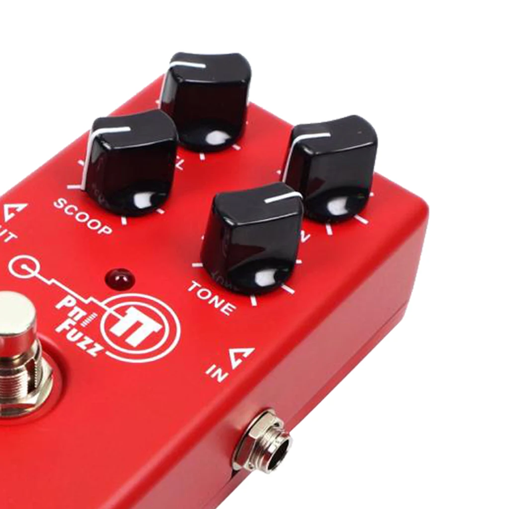 

MagiDeal FUZZ Guitar Single Effects Pedal Guitar Accompaniment Parts Red