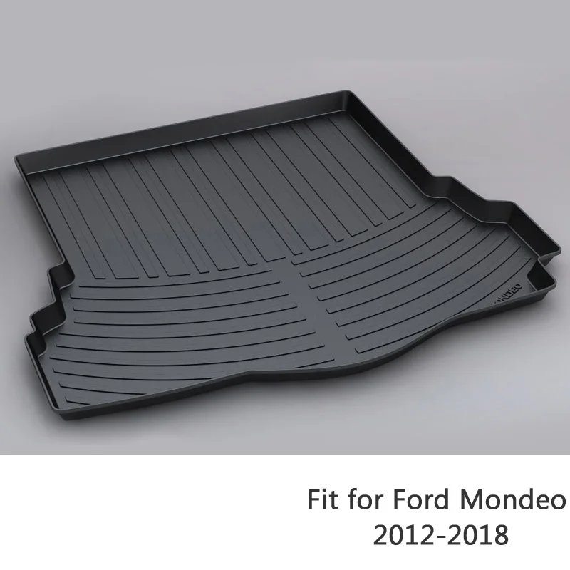 

For Ford Mondeo 2012 2013 2014 2015 2016 2017 2018 Boot Liner Tray Anti-slip Mat Accessories 1Set Car Cargo Rear Trunk Mat
