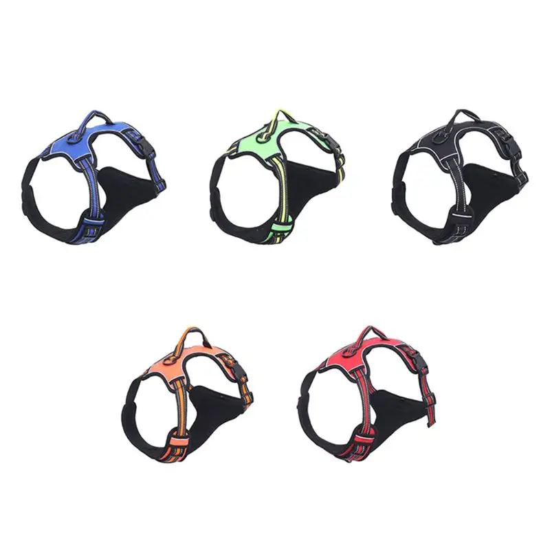 

Жилет для домашних животных, собак, щенков, кошек, регулируемый дышащий сетчатый нагрудный ошейник для собак, лидер продаж