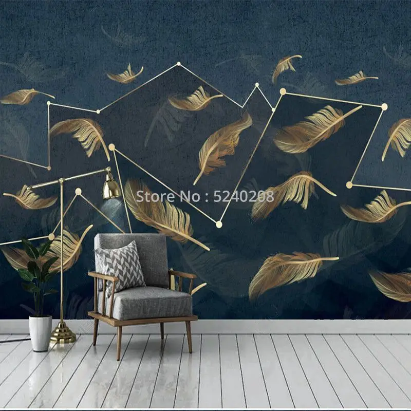 Современные Простые геометрические обои 3D Мягкие рулоны фотообои для гостиной