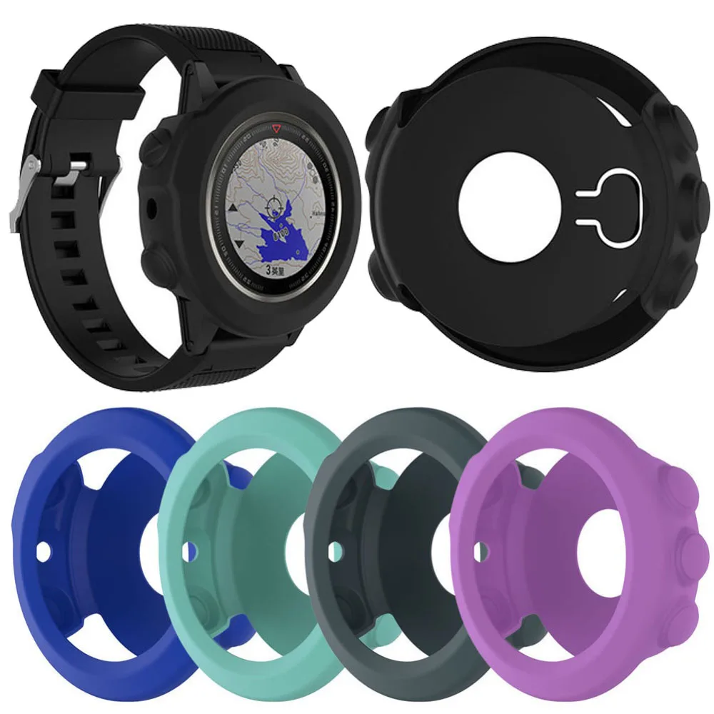Премиум силикон чехол Защитная крышка для Garmin Fenix 5X изысканный мягкий на запястье