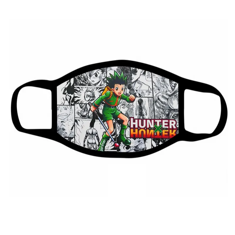 

Hunter X Hunter Masks Lovely Japan Anime Cosplay Dustproof Cover Reutilizable Breathable Washable Mask Adult Kids Cartoon Mask