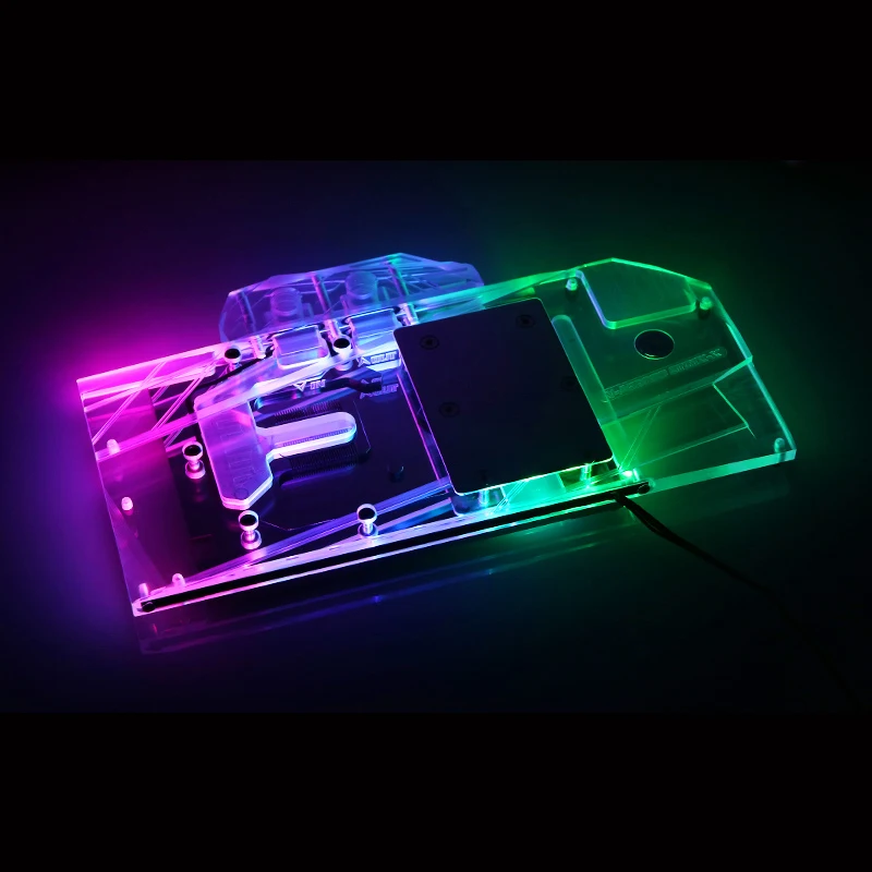 Блок водяного охлаждения Bykski для ASUS ROG STRIX RTX 2080/ 2080 S O8G GAMING/RTX 2070 SUPER GPU Cooler N AS2080