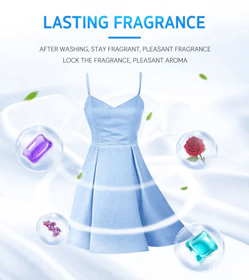 

Laundry Ball Beads Portable Laundry Gel Stains Film Bead Ball Capsules Travel Washing Liquid Pod Household Cleanning Detergent