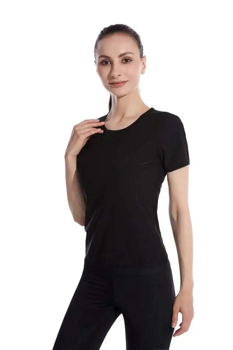 Женский тренировочный жилет с коротким рукавом тренировочные топы для фитнеса |