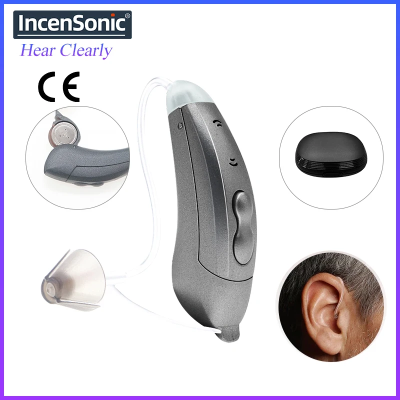 Digital Hearing Aid Audifonos AAB52 Sound Amplifiers Wireless Ear Aids for Elderly Moderate to Severe Loss