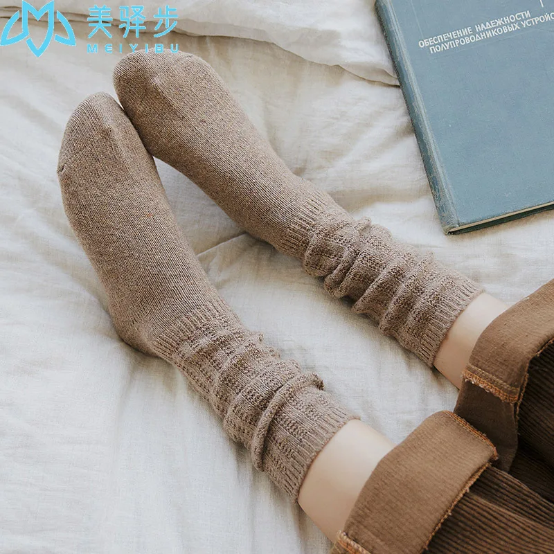 Loose Socks Women's Winter Wool Sock 10 PAIRS PER SET Leisure Women's Thick Socks Wholesale