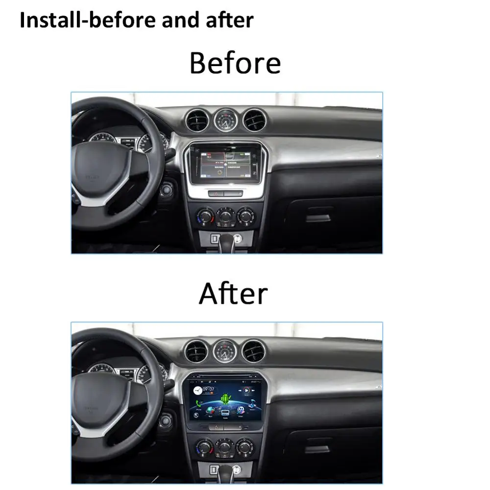 Автомобильный DVD плеер Android 10 0 для Suzuki Vitara 2015 2016 2017 GPS Радио Видео Мультимедиа