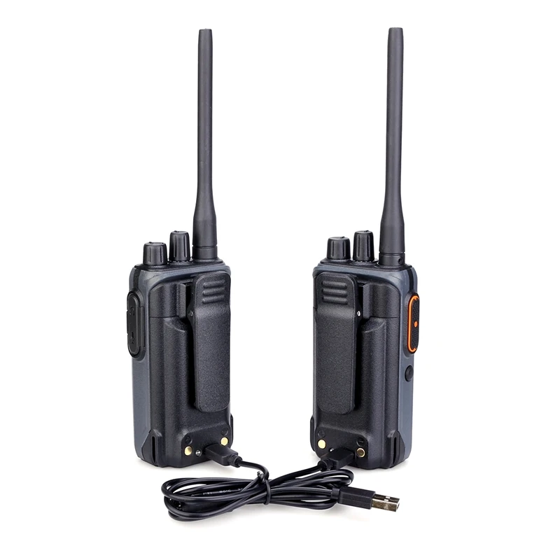 

Retevis 2PCS RB17 FRS Walkie Talkie Portable Two-Way Radio FRS Walkie-Talkie VOX Type-C USB Charge 4400MAh Battery US Plug