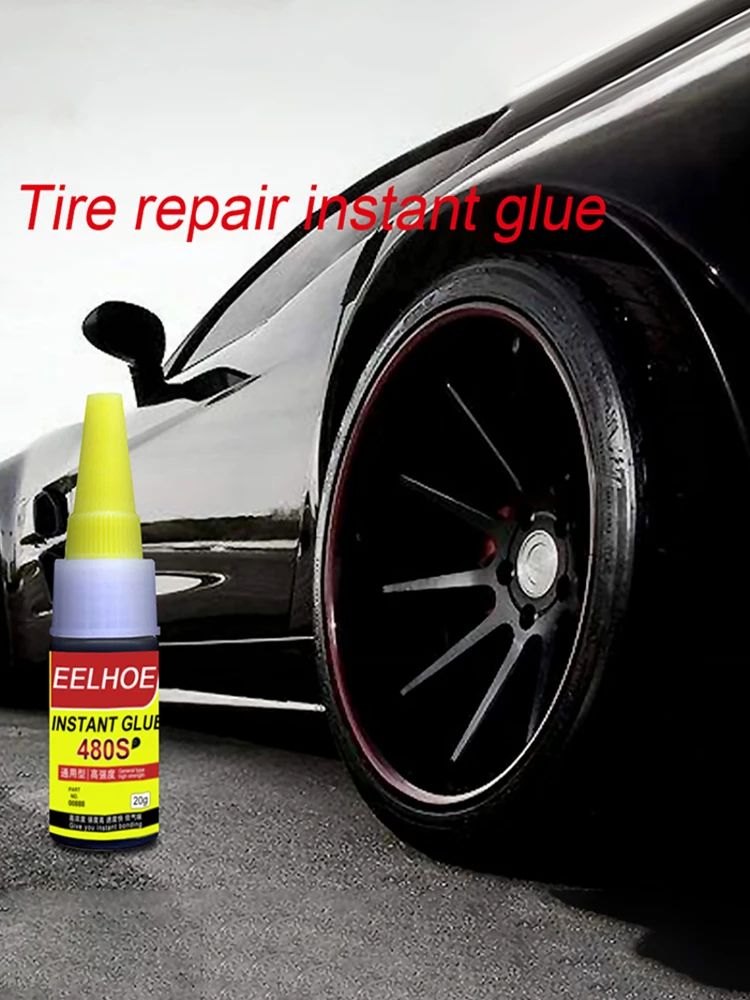 Инструменты для ремонта шин 20 г черный супер клей автомобильной резины