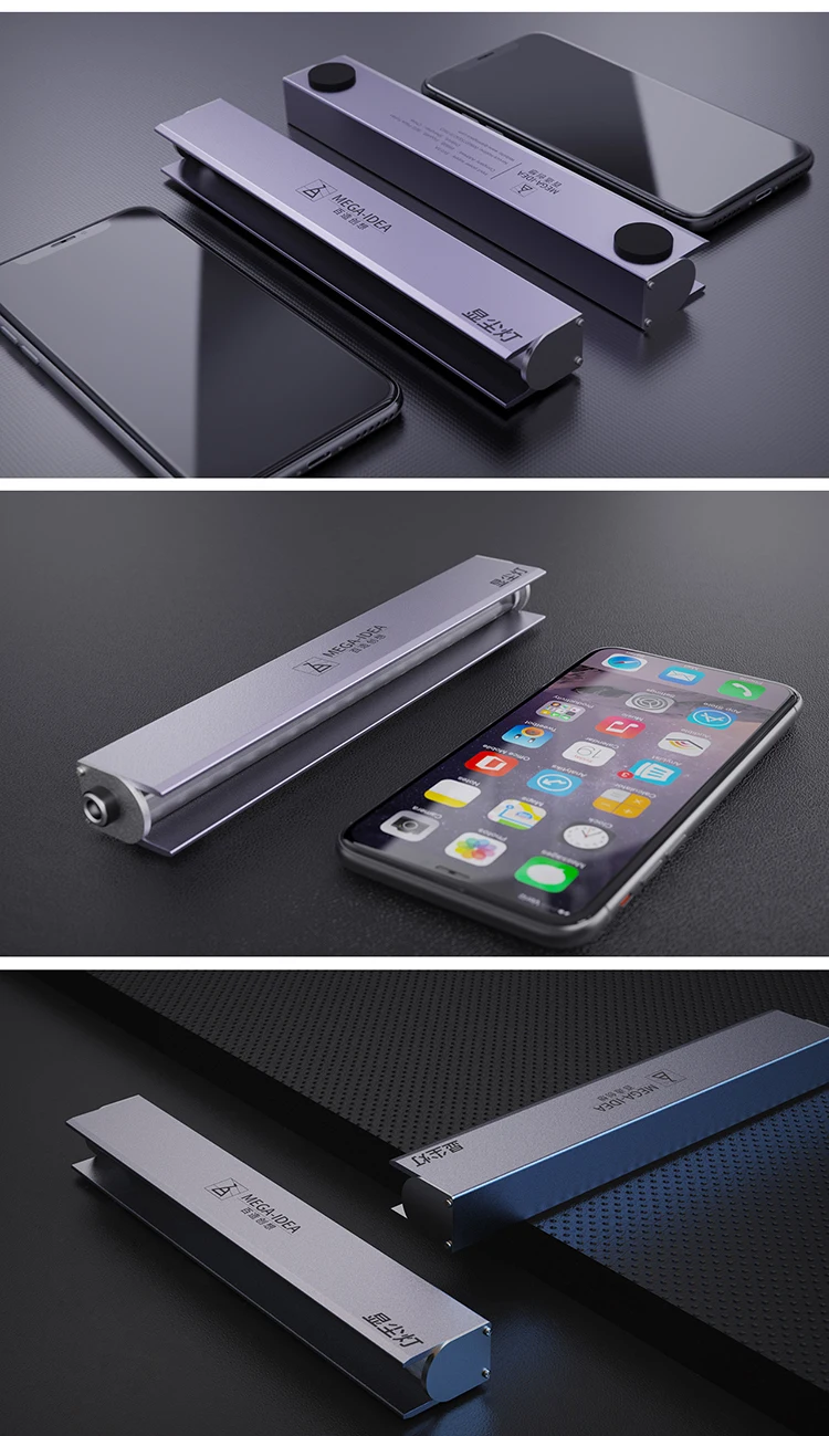 QIANLI MEGA-IDEA дисплей пыль Свет USB Интерфейс Блок питания Мобильный телефон экран удаление пыли крышка профессиональные инструменты