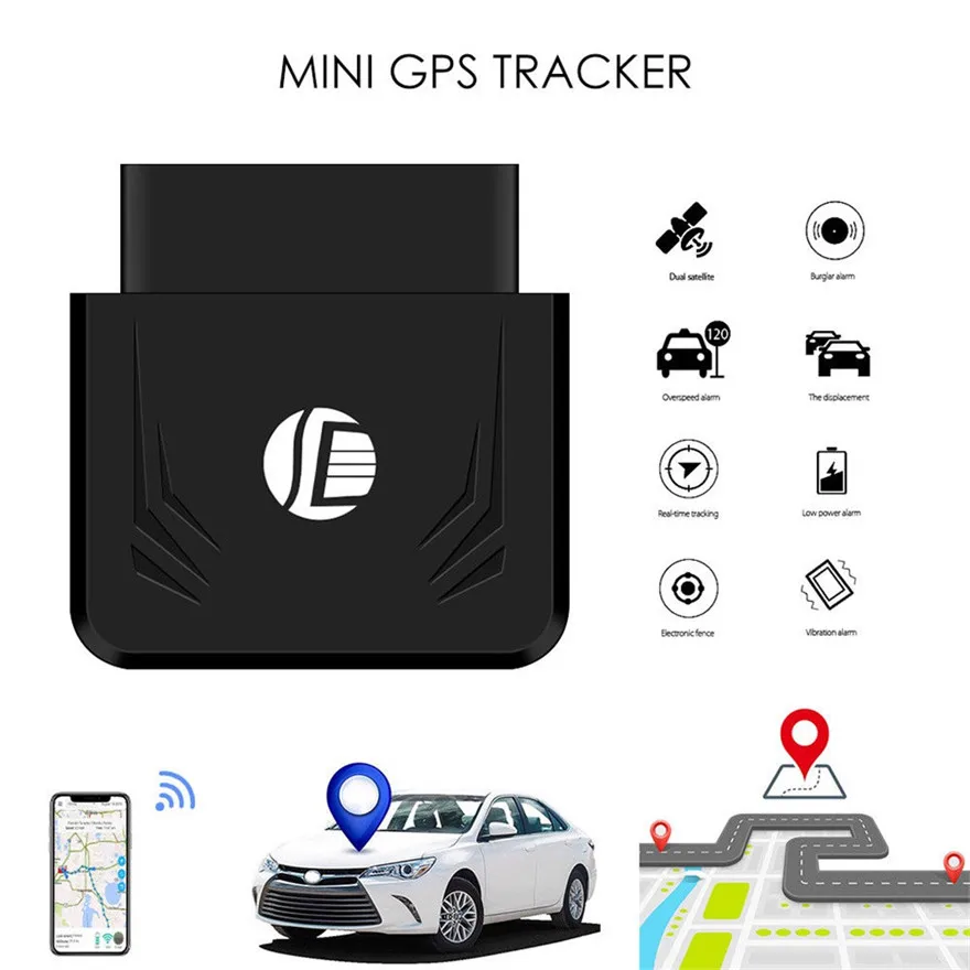 TK306 Мини Автомобильный GSM/GPRS трекер со стандартным OBD интерфейсом для локатора
