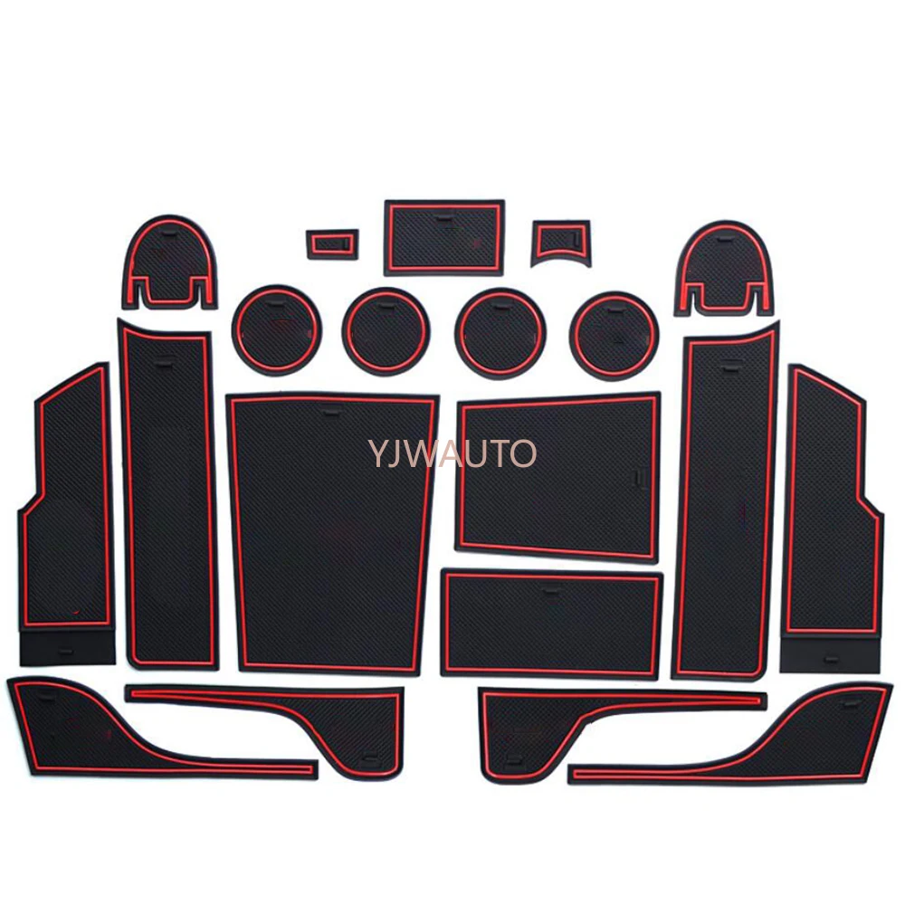 

Дверной игровой коврик для Ford Mondeo 2017-2020 ворота в бороздках двери автомобиля резиновые чашки коврики-держатели анти-скольжения ковры положе...