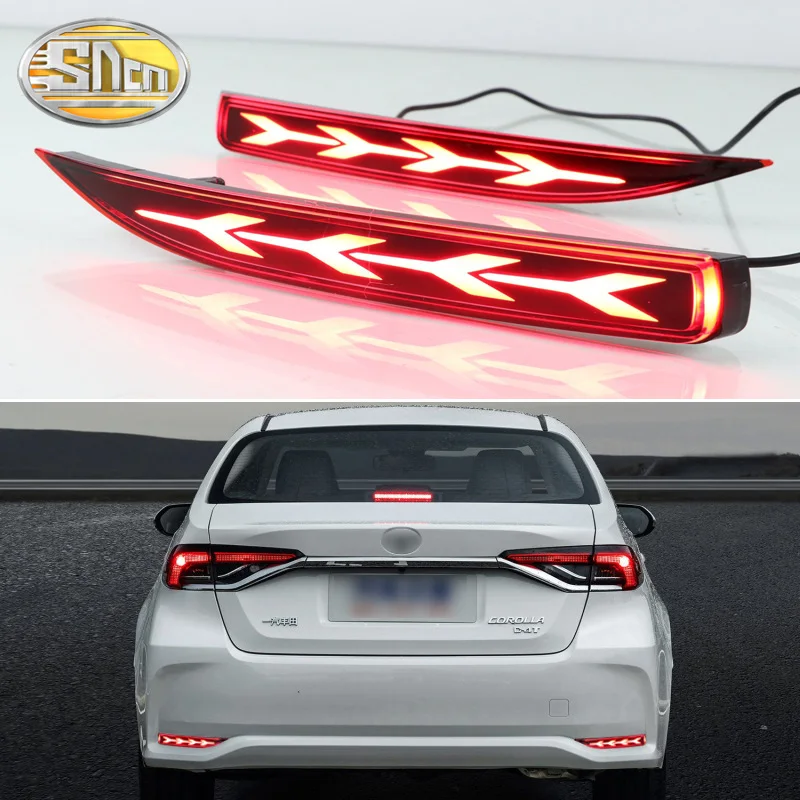 

SNCN Многофункциональная СВЕТОДИОДНАЯ отражающая лампа, задняя противотуманная фара, светильник мпер, стоп светильник, динамический сигнал ...