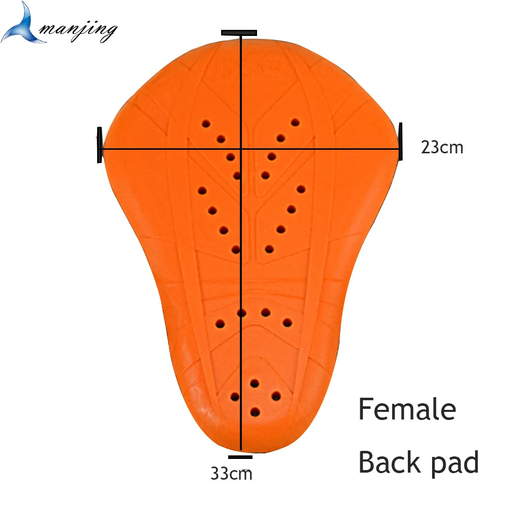Женская Броня для задней панели CE Level 2 защита мотоцикла DSO защитная куртка с