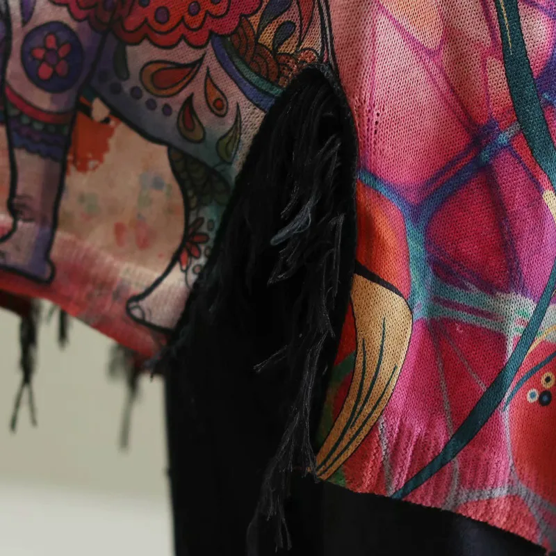 Max LuLu New 2020 British Fashion Ladies Vintage Printed Sweaters Women Casual Loose Knitted Pullovers Female Jumpers Plus Size | Женская