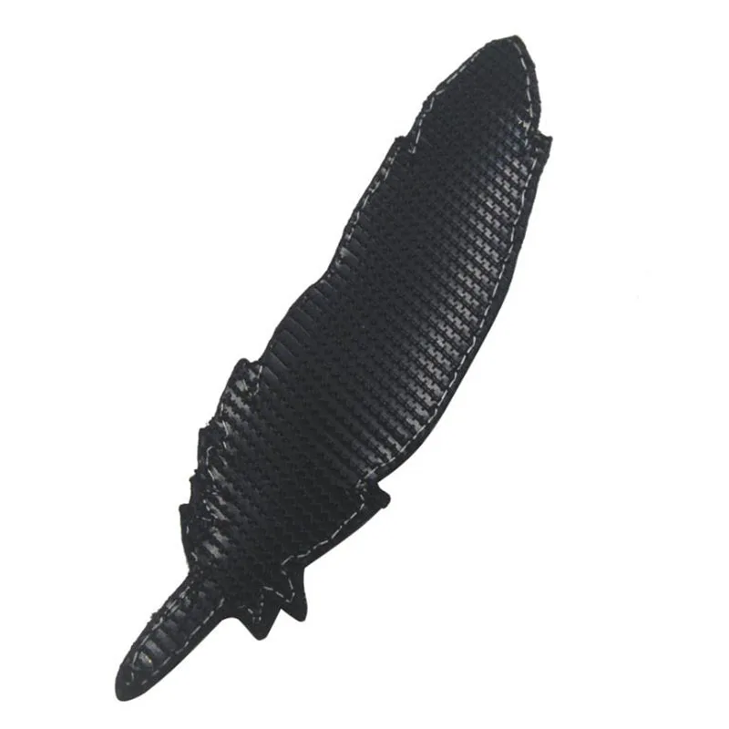 Новинка нашивка с 3D крыльями перьями вышивка нарукавник полосатый платье