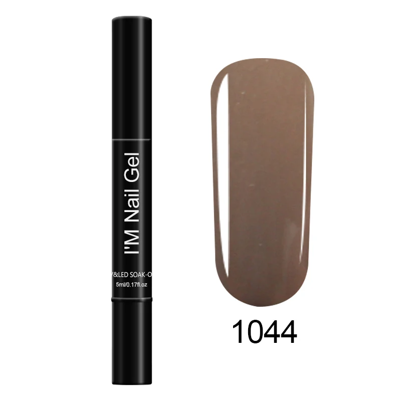 1044 LAKIMU DIY гель для ногтей с блёстками ручка полу Перманентный лак для ногтей акварельных маркерных ручек ручки для эскиза для точек Бьюти гель кисточка для дизайна ногтей - Цвет: 1044