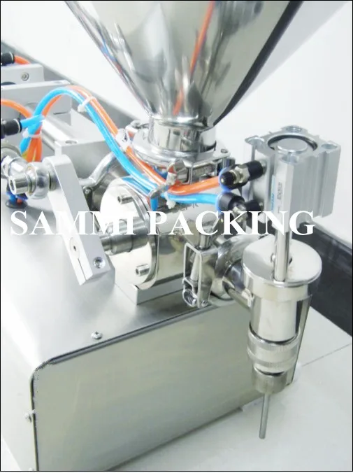 Полуавтоматический крем паста мазь машина для наполнения мягкой жидкостью с