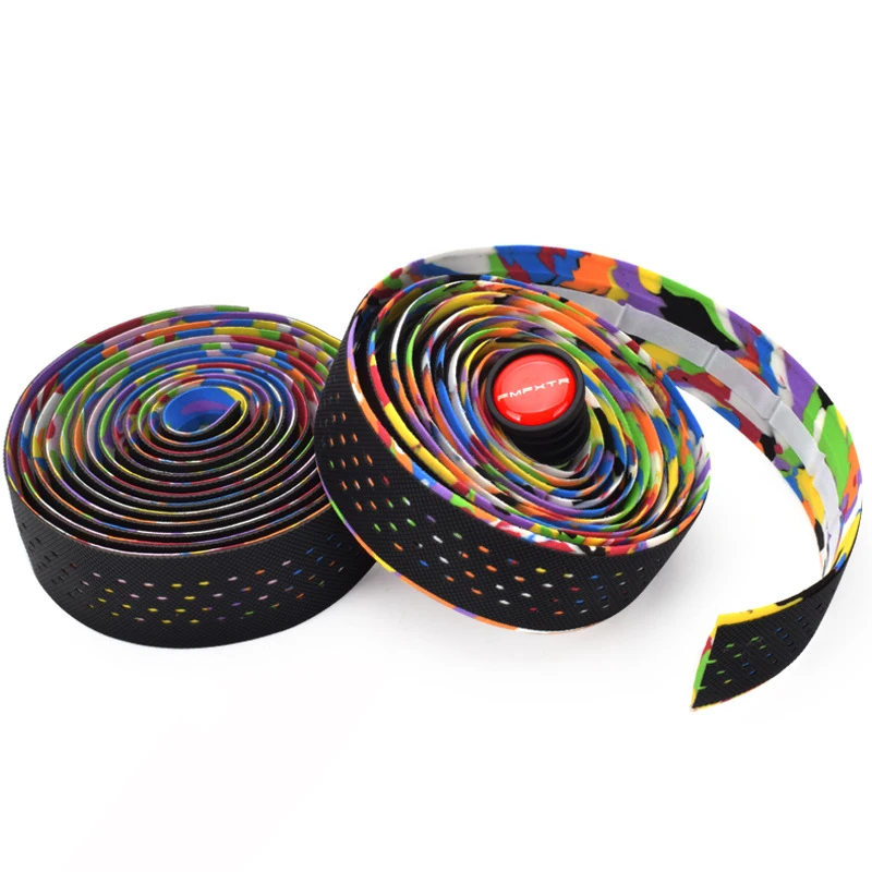 

Dead Fly Bicycle Handlebar Wrap Camouflage Non-slip Wrap Color PU Leather Bicycle General Riding Accessories Handle Bar Tape