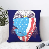 american eagle square pillowcase cushion cover cute zipper home decorative polyester for sofa seater nordic 4545cm