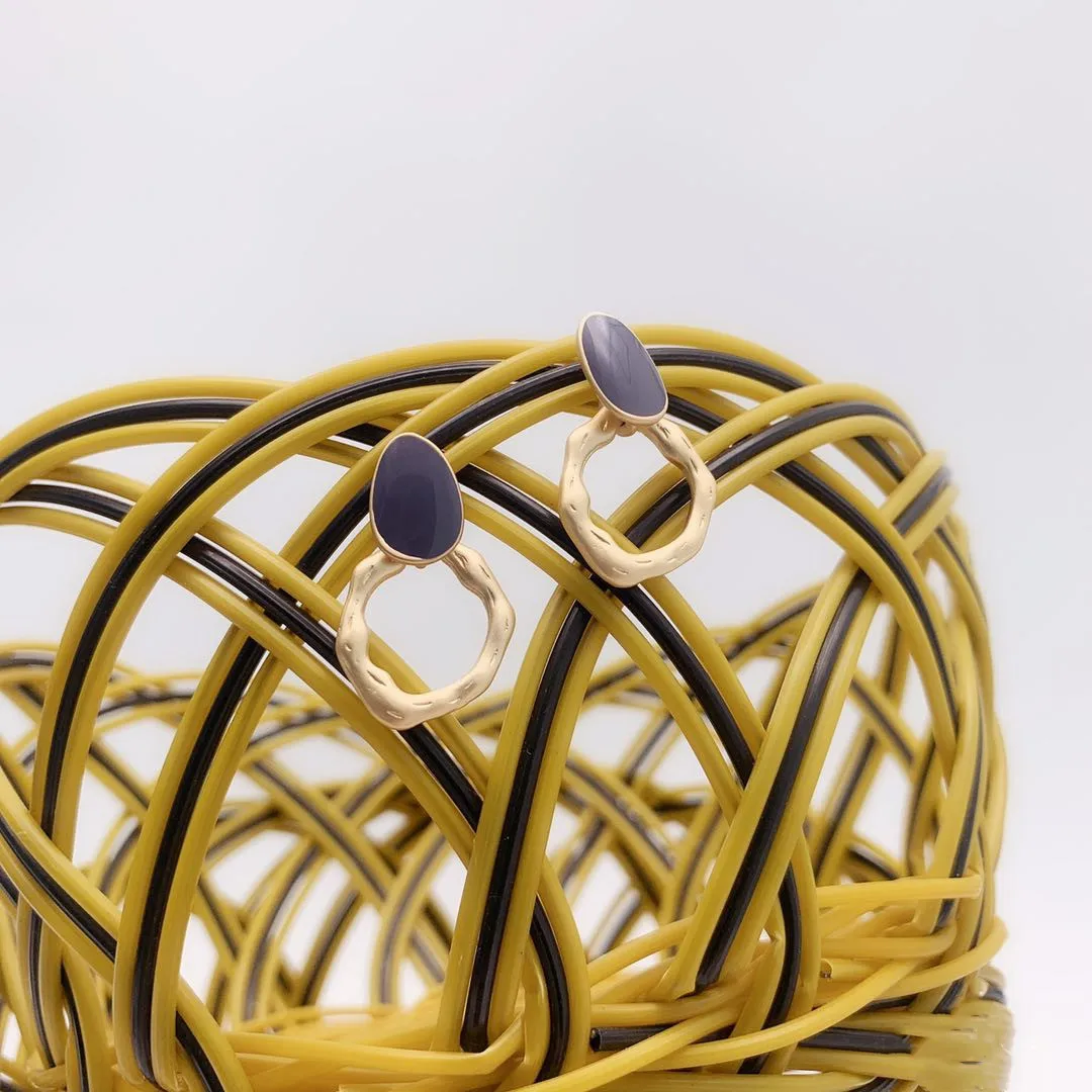 Матовые золотые серьги модные ювелирные изделия для свадебной вечеринки подарки