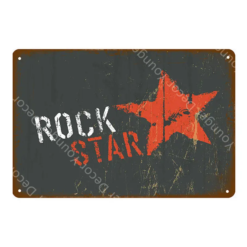 Ретро Рок рулонный плакат кантри музыка Джаз ACDC винтажные металлические знаки вечерние украшения для паба бар кафе клуб украшения стен YI-092 - Цвет: YD3266EI