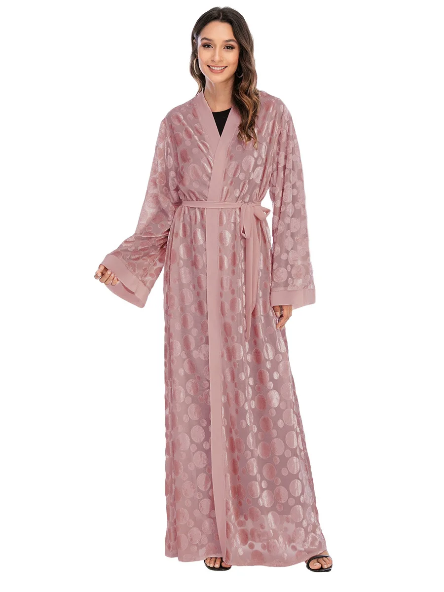 Abayas для женщин новая мода мусульманская ИД Дубай абайя Исламская Турция