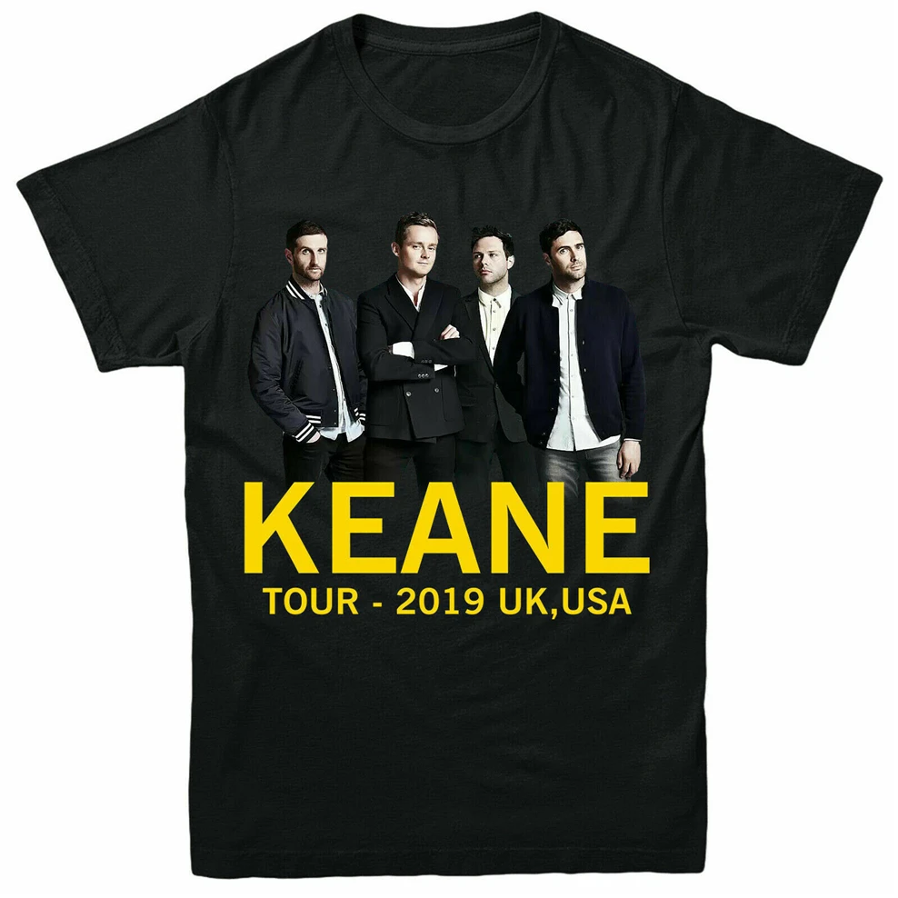Футболка Keane Uk Tour музыкальная группа рок 2019 Веселая футболка для взрослых и детей