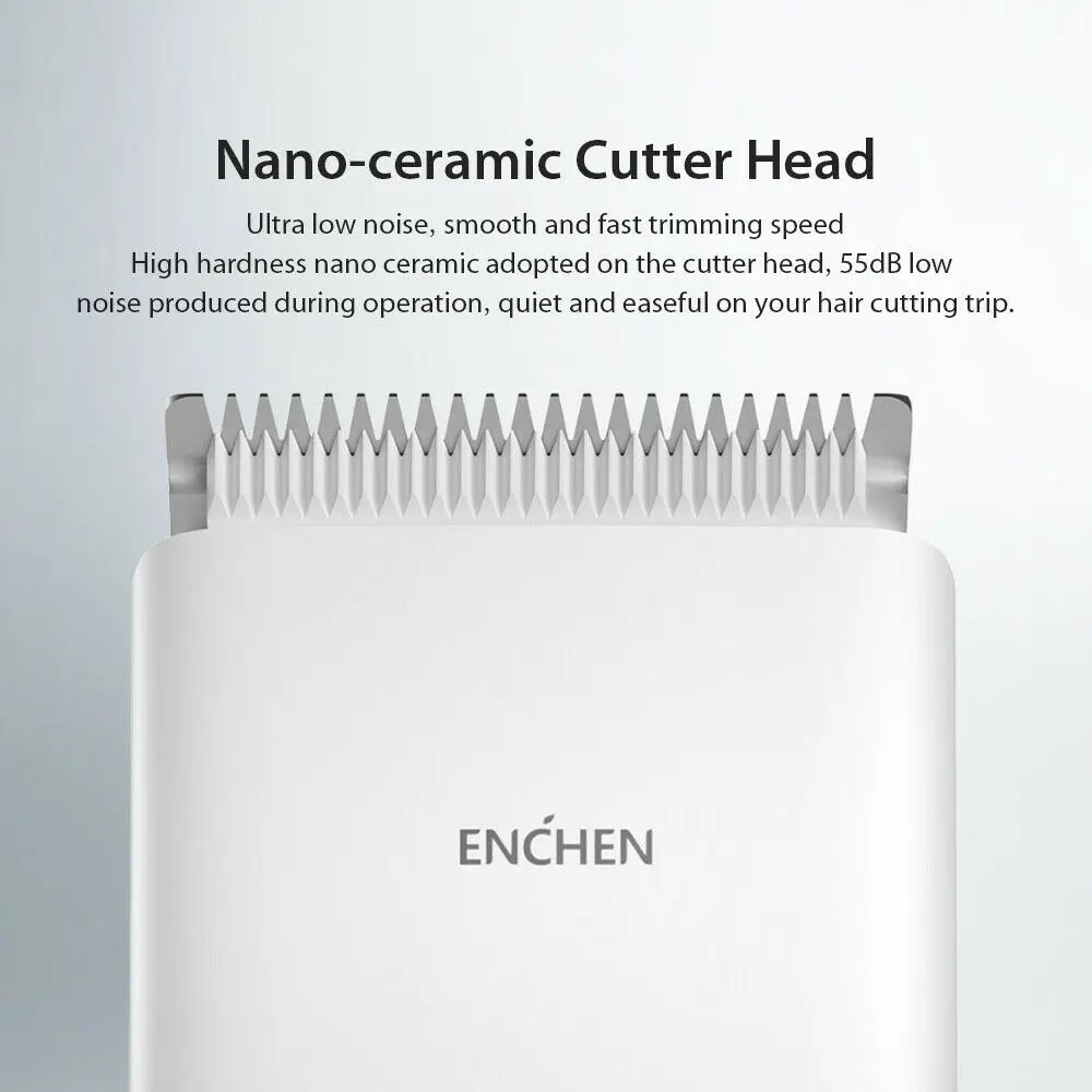 

XIAOMI Mens Electric Hair Clipper Professional Cordless Trimmer Hair Cutting Machine Hair Cut Kit Waterproof Noise Hair Clipper