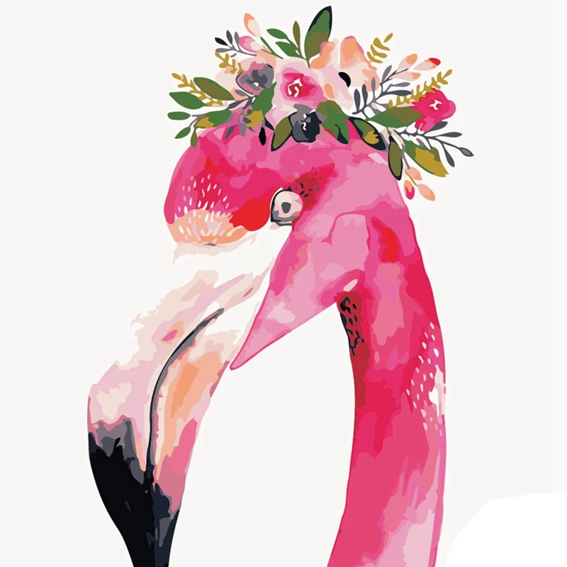 Картина маслом сделай сам в европейском стиле Безрамная цифровая картина