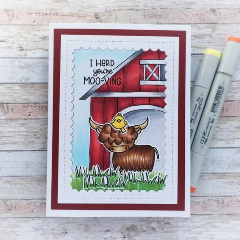 Прозрачные штампы для вырезания животных крыс козы пчелы комбинированные