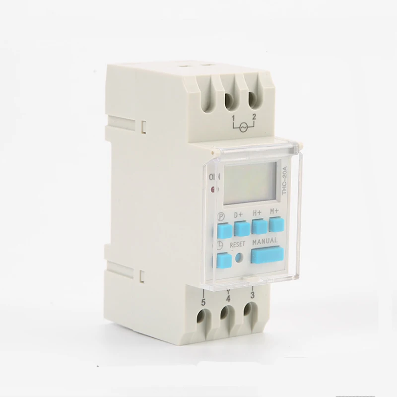 THC 30A110V/220V/12V/24V din рейку ЖК дисплей программируемый таймер переключатель|Таймеры| |