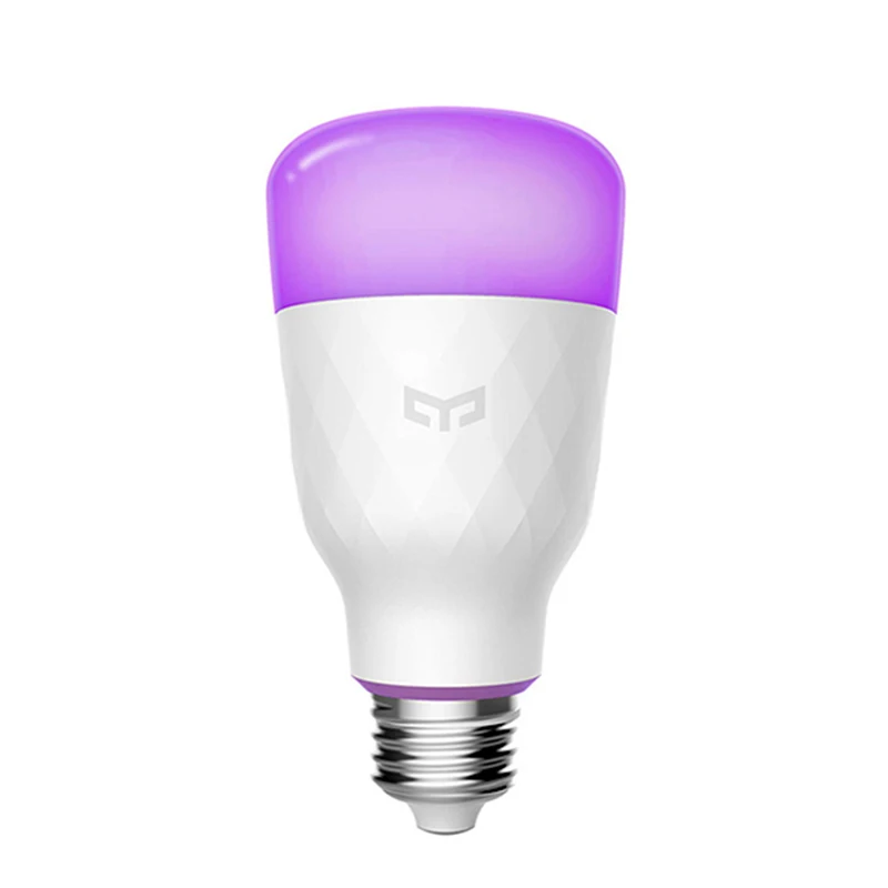 Оригинальная светодиодная смарт-лампа Xiaomi Mijia Yeelight (цвет) E27 8 5 Вт 800 люмен Mi Light
