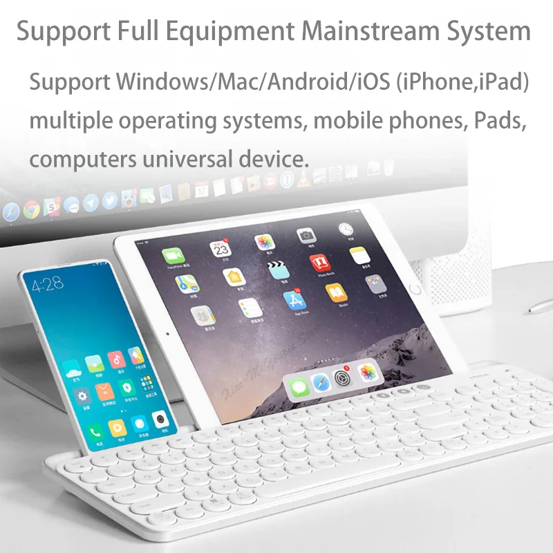 Miiiw Bluetooth Двухрежимная клавиатура MWBK01 104 клавиши 2 4 ГГц многофункциональная