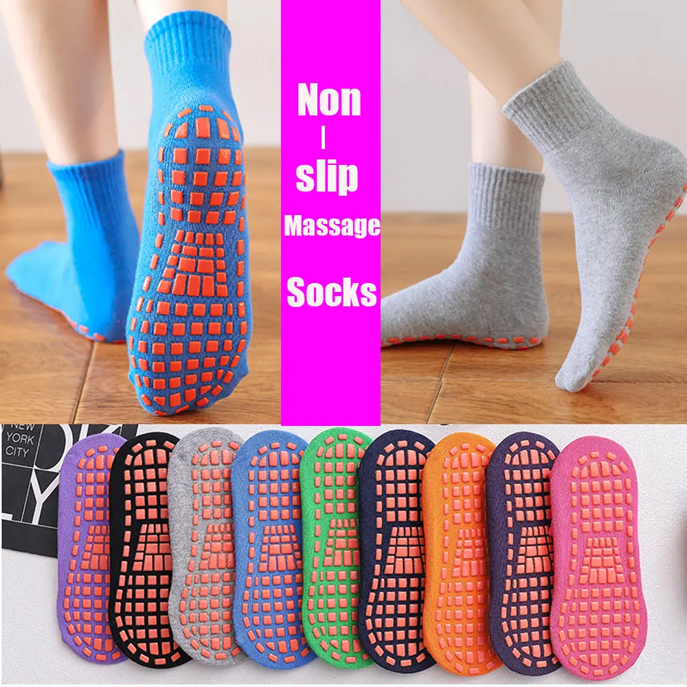3 пары массажных носков для здоровья носки унисекс спортивные нескользящие