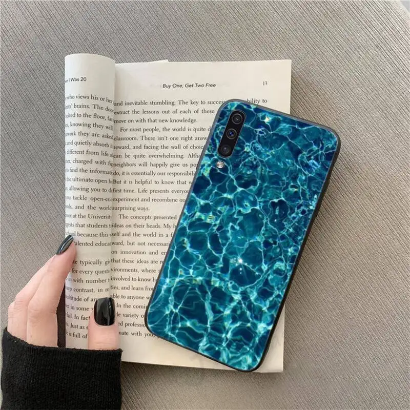 

Painting sea waves Phone Case For Samsung galaxy S 9 10 20 A 10 21 30 31 40 50 51 71 s note 20 j 4 2018 plus