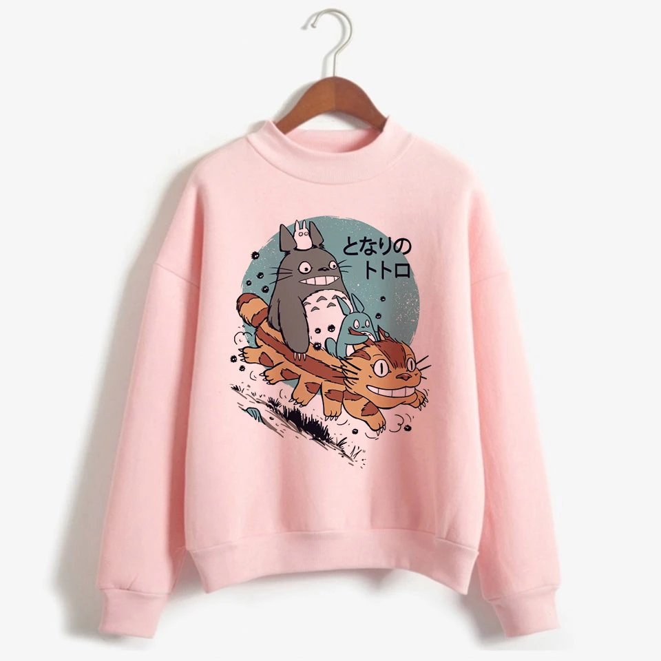 Женская толстовка с капюшоном в стиле Харадзюку от Totoro Studio Ghibli Kawaii Ullzang милый