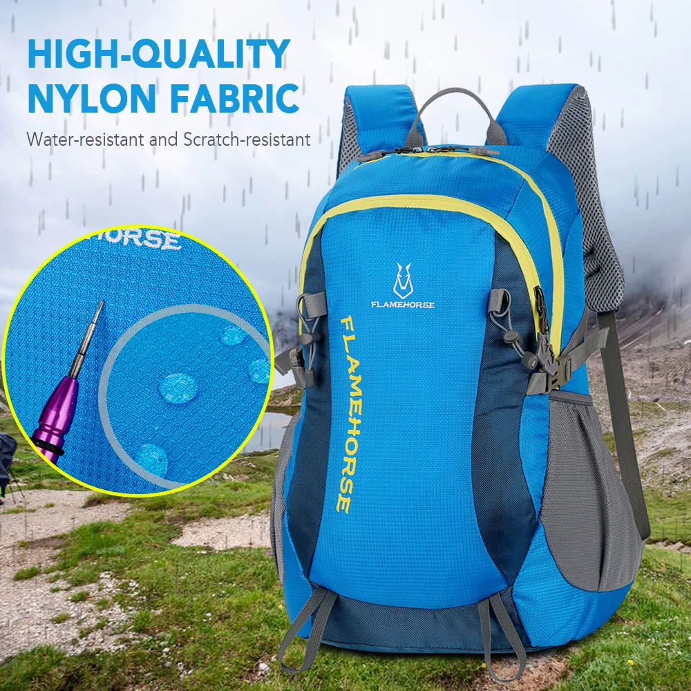 Водонепроницаемый спортивный рюкзак на 30 л легкий походный ранец для кемпинга