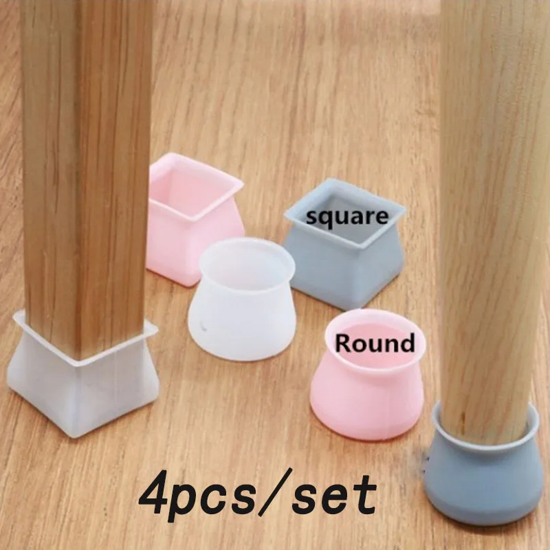 Накройте ногу стола ножками силиконового и стула накройте стул Защитите ножку -