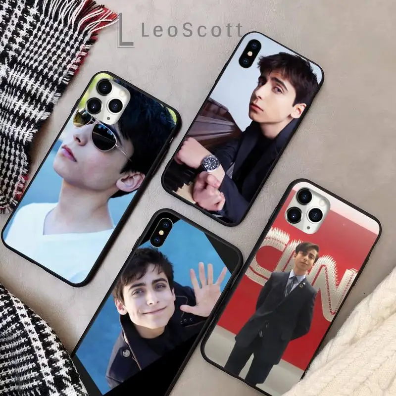 

Aidan Gallagher man handsome Phone Case for iPhone 11 12 pro XS MAX 8 7 6 6S Plus X 5S SE 2020 XR Soft silicone funda shell