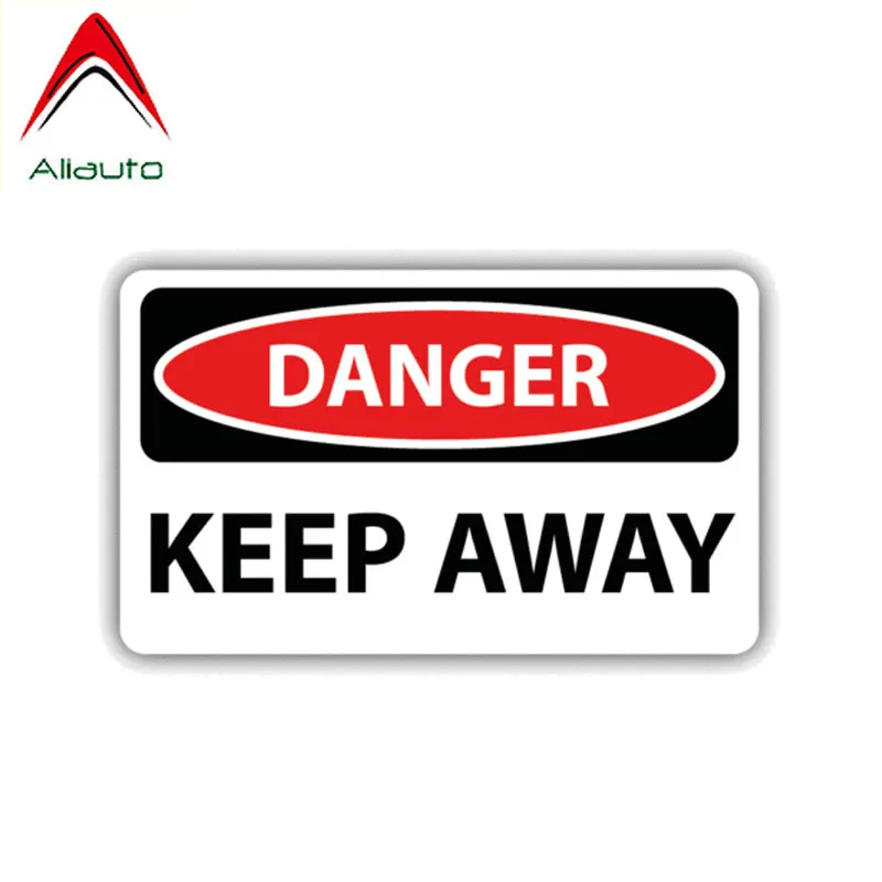 Aliauto забавная Автомобильная наклейка предупреждающая Предупреждение ПВХ для