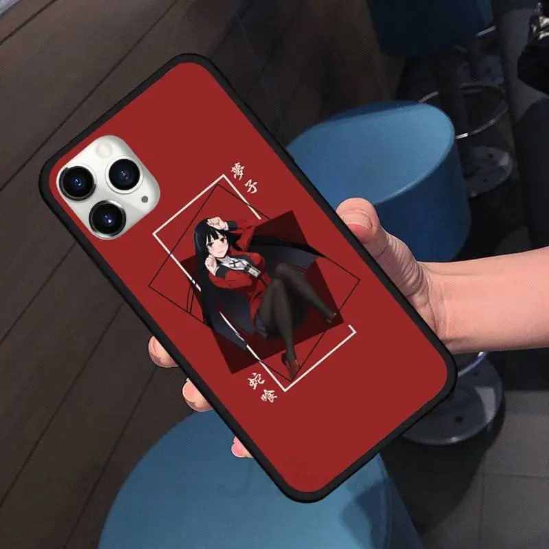 

Crazy Excitement Manga Kakegurui Phone Case for iPhone 11 12 pro XS MAX 8 7 6 6S Plus X 5S SE 2020 XR shell cover funda